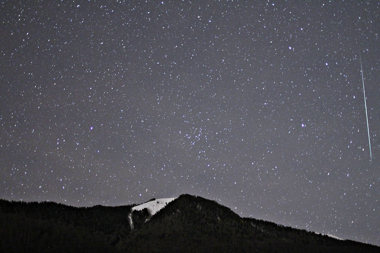 fotograficheskie nablyudeniya meteorov perseidy 2020 6 Фотографические наблюдения метеоров, Персеиды 2020