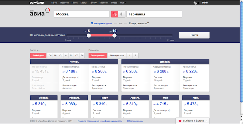 rambler avia novyi sposob planirovat puteshestviya 2 «Рамблер Авиа»: новый способ планировать путешествия